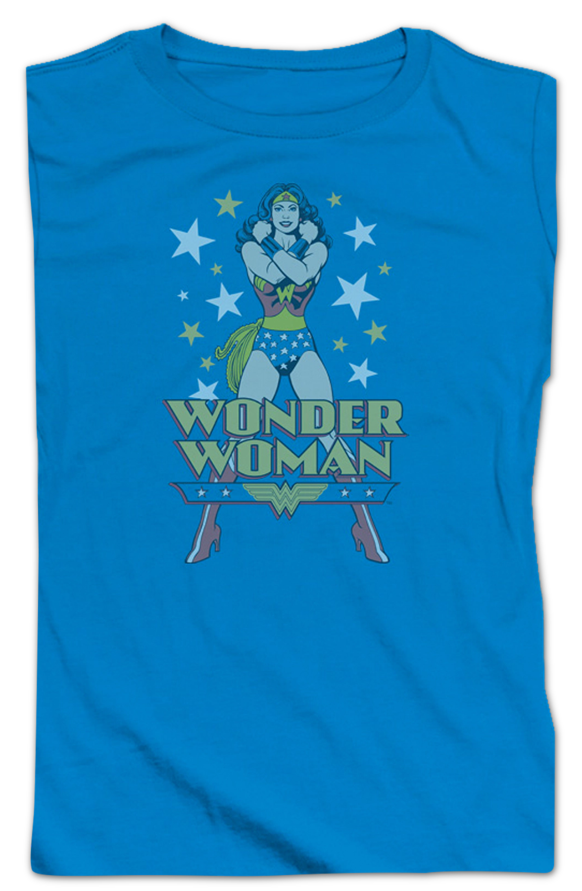 Ladies Posing Wonder Woman Shirt