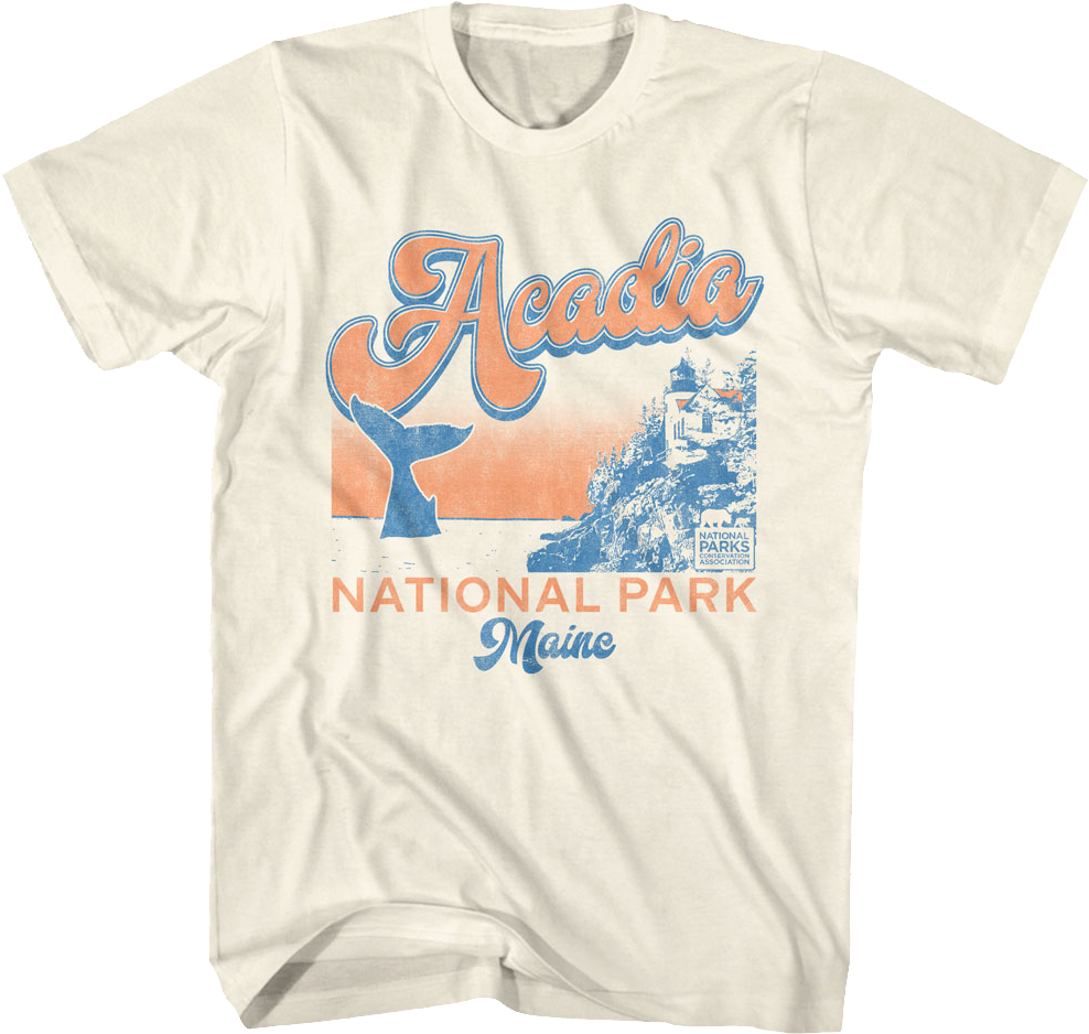 Postcard Acadia National Park T-Shirt