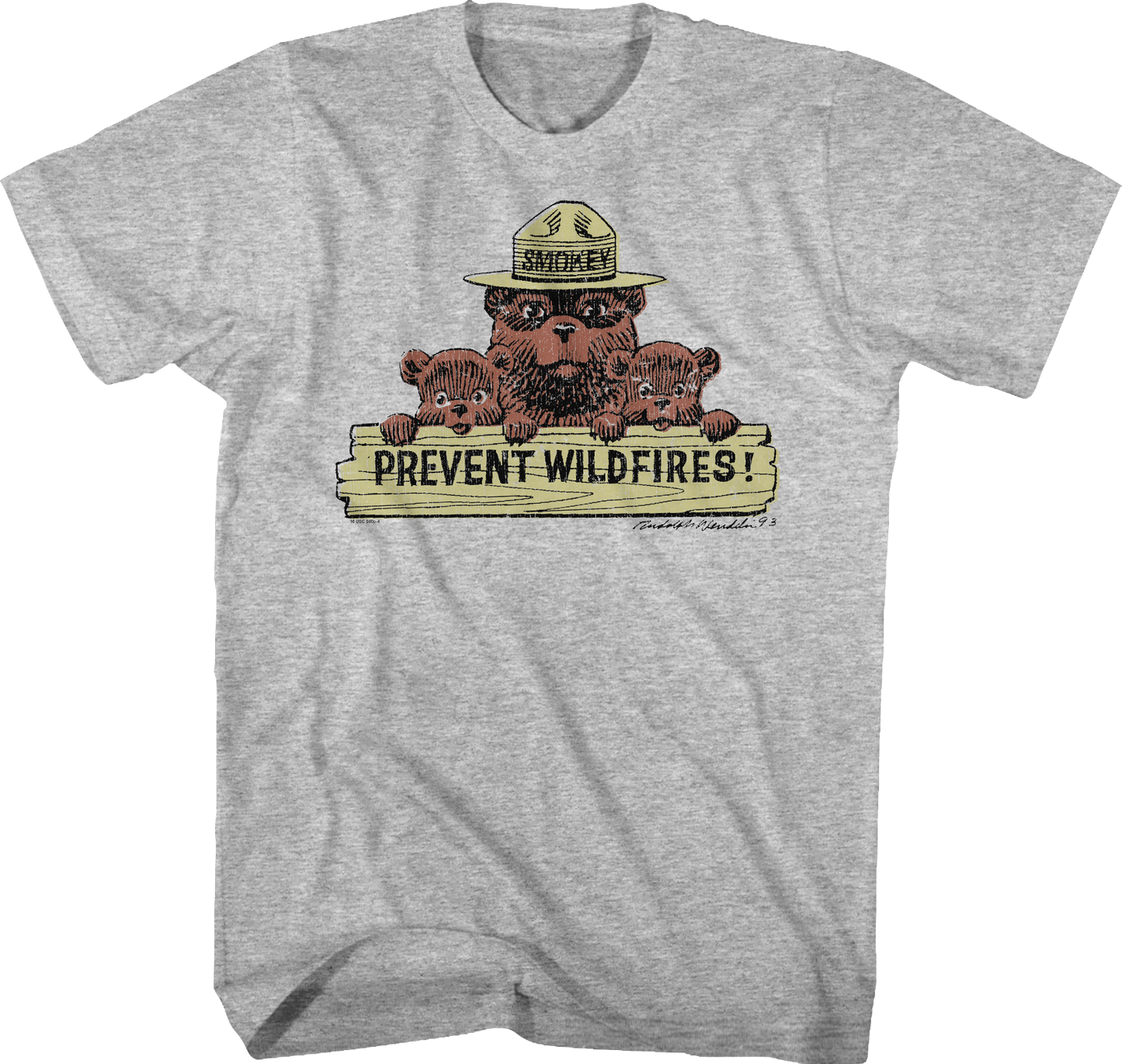 Prevent Wildfires Smokey Bear T-Shirt