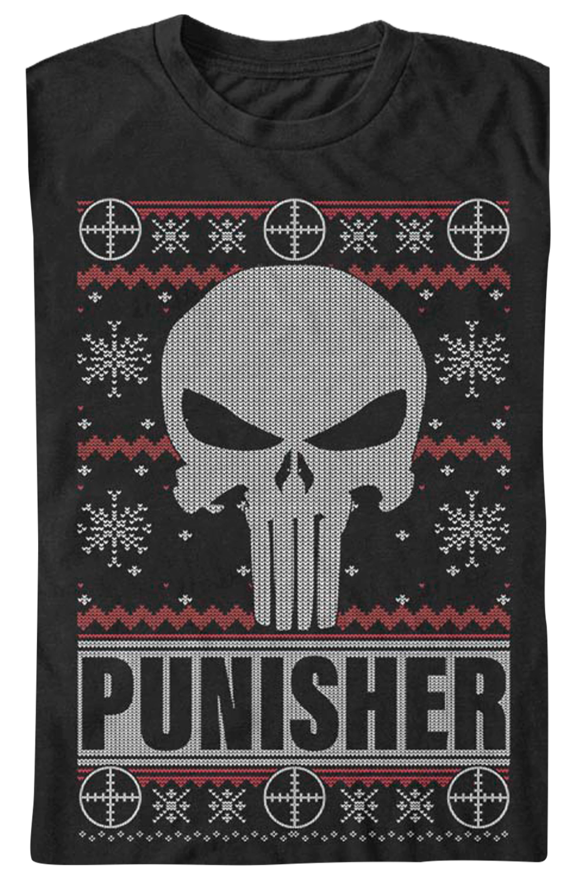 Punisher Ugly Faux Knit Marvel Comics T-Shirt