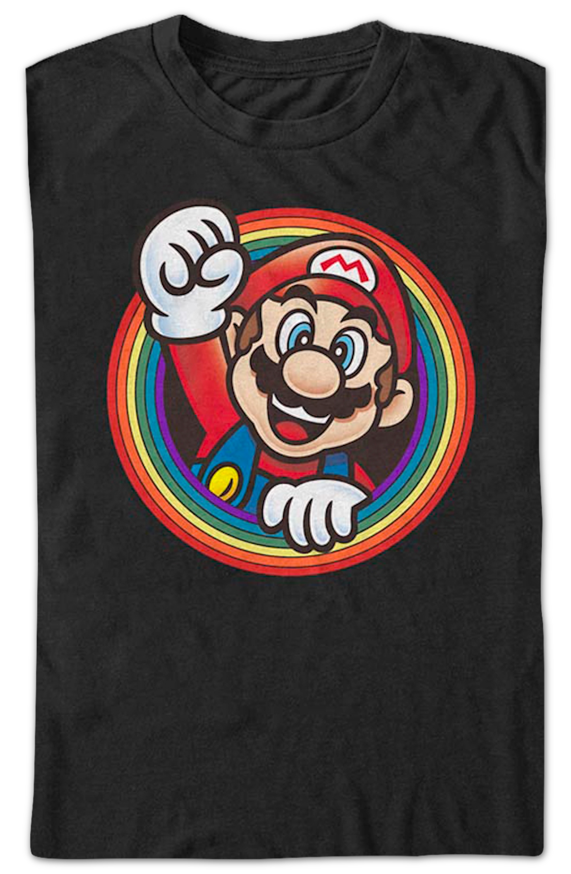 Rainbow Circle Super Mario Bros. T-Shirt