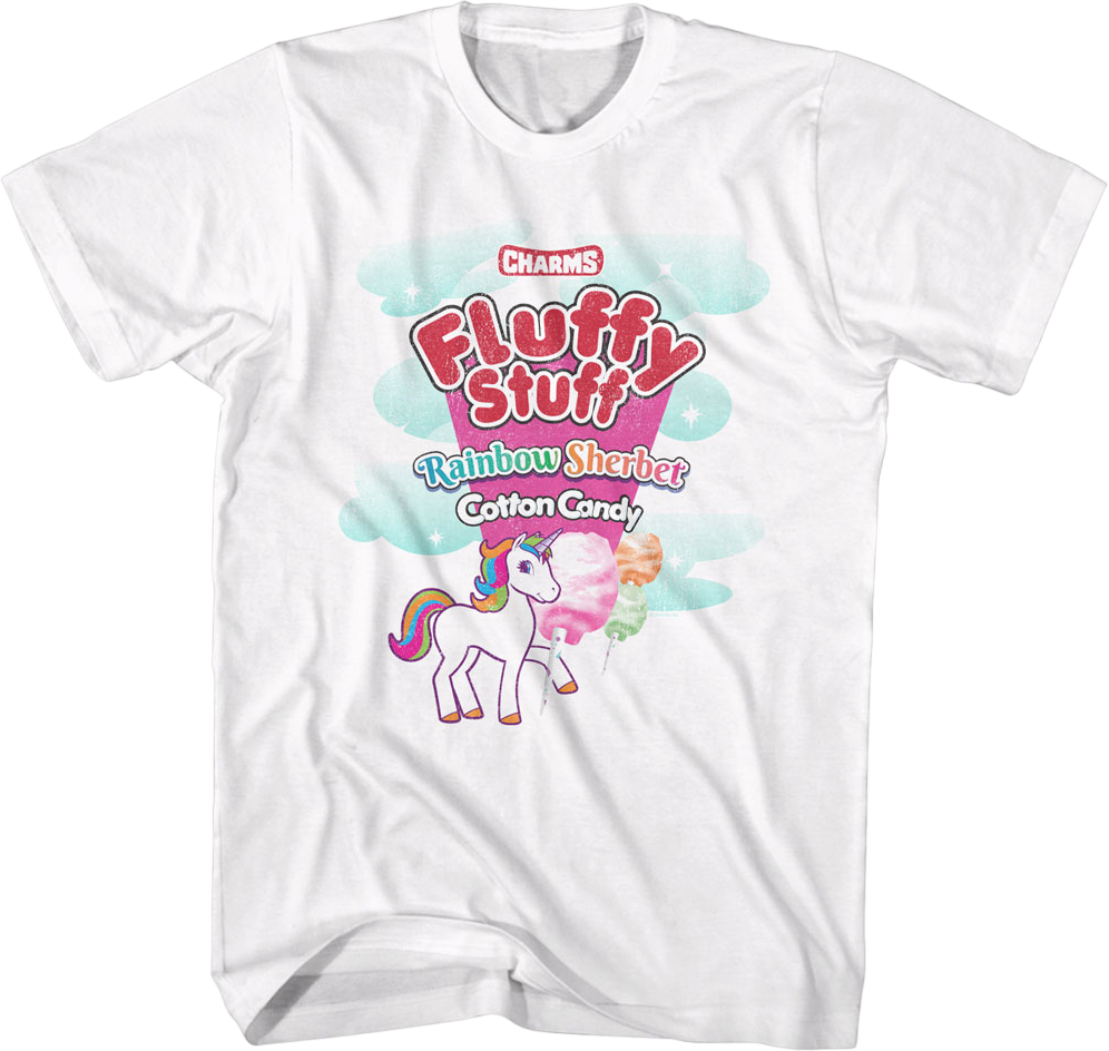 Rainbow Sherbet Cotton Candy Fluffy Stuff T-Shirt