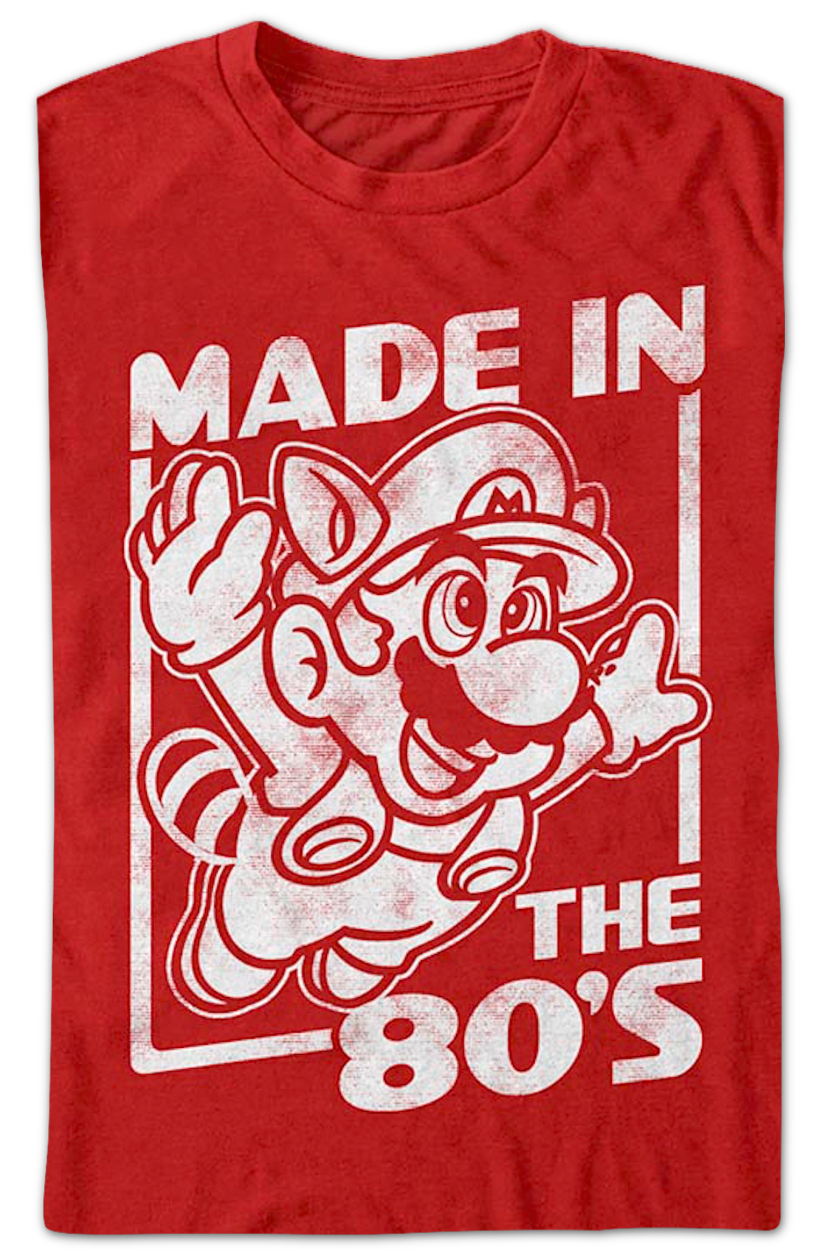 Red Made In The 80's Super Mario Bros. 3 T-Shirt