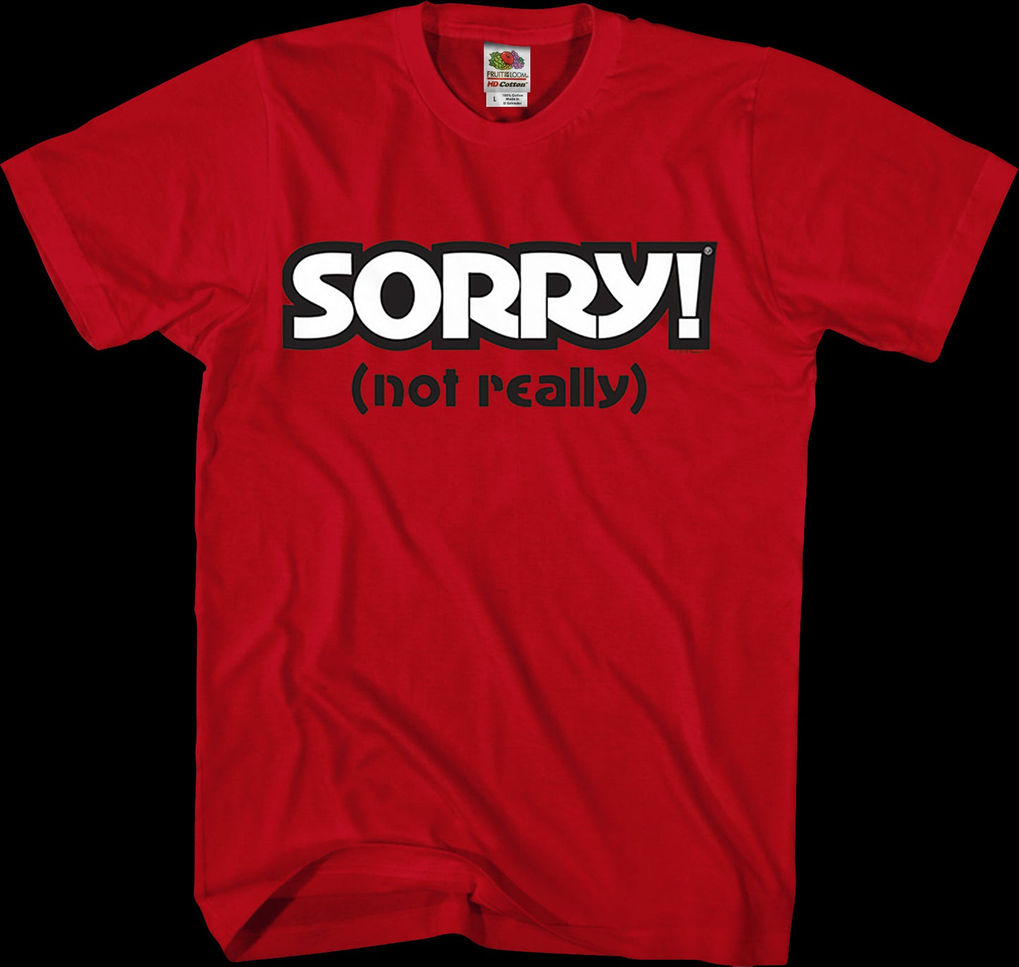 Red Sorry T-Shirt