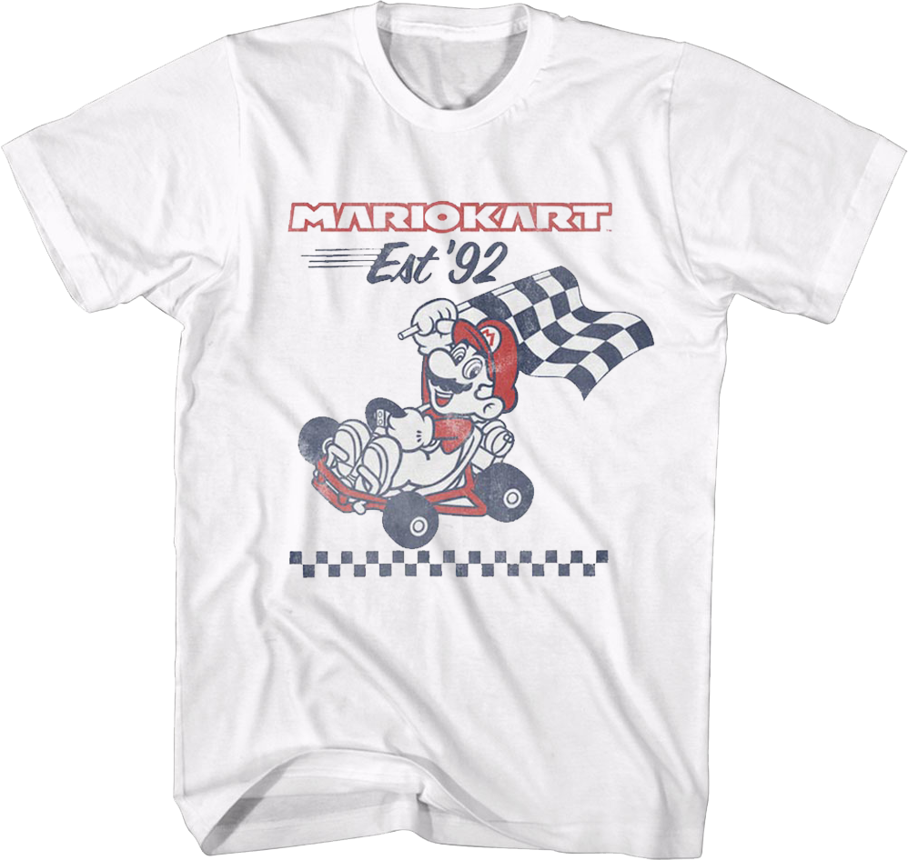 Retro Mario Kart Nintendo T-Shirt
