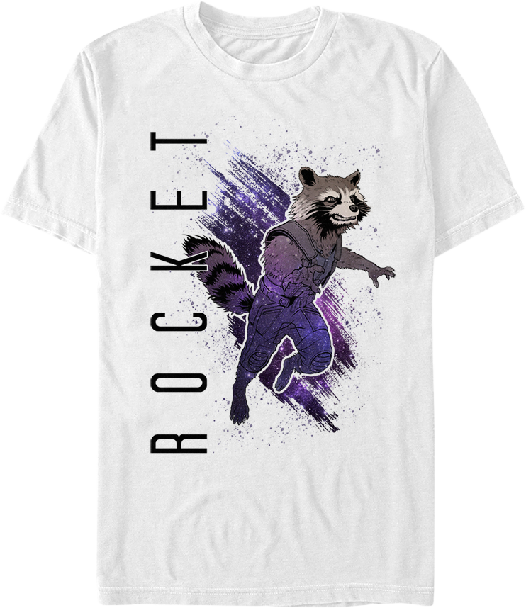 Rocket Raccoon Painting Avengers Endgame T-Shirt