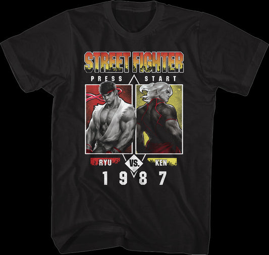 Ryu vs. Ken 1987 Street Fighter T-Shirt