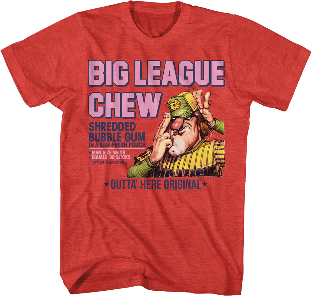 Shredded Bubble Gum Big League Chew T-Shirt