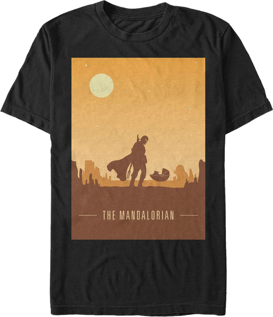 Silhouettes Star Wars The Mandalorian T-Shirt