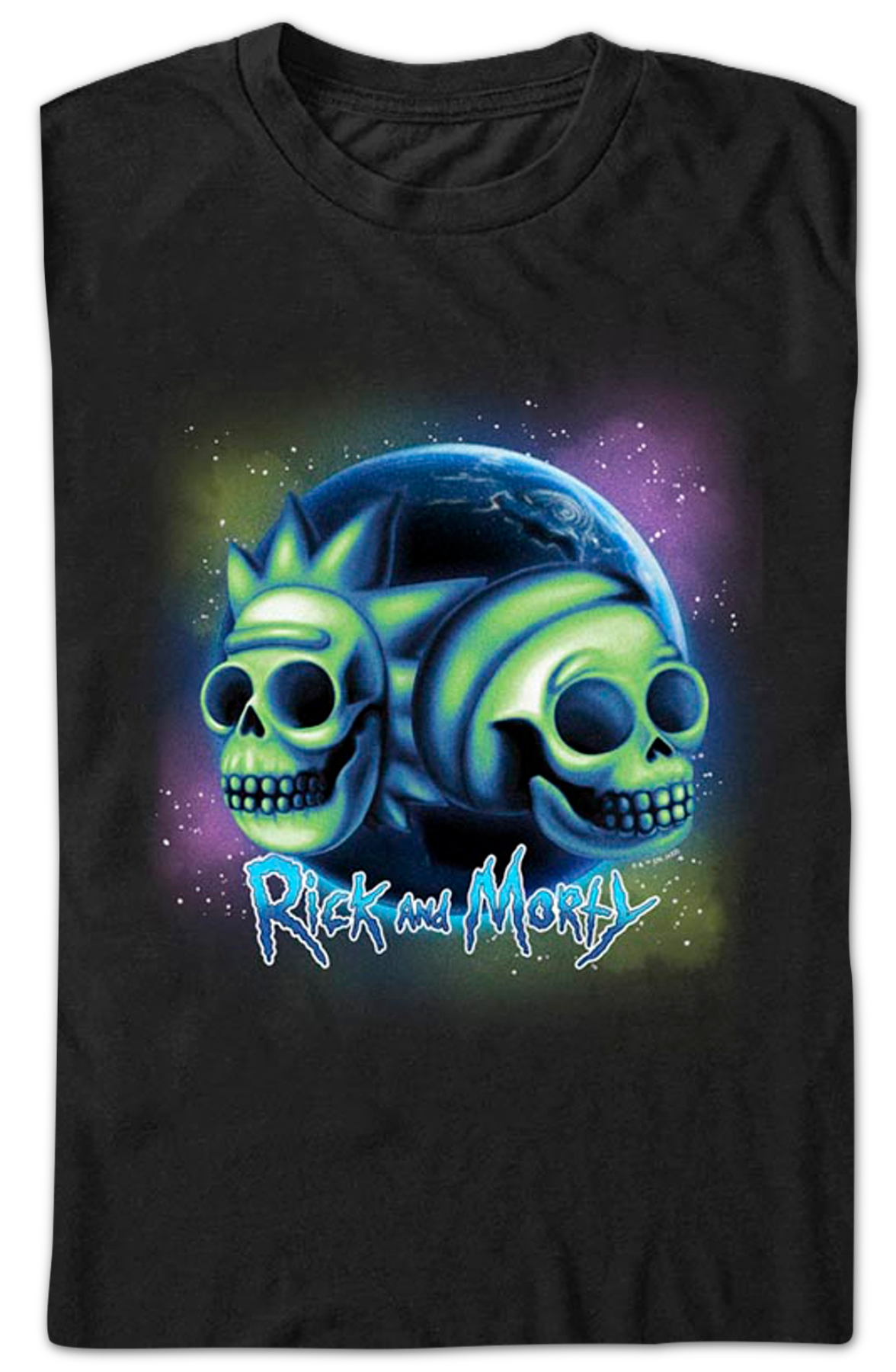 Skulls Rick And Morty T-Shirt