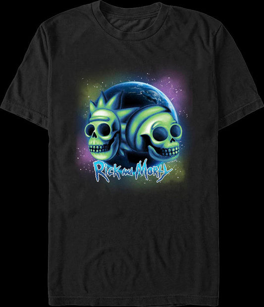 Skulls Rick And Morty T-Shirt