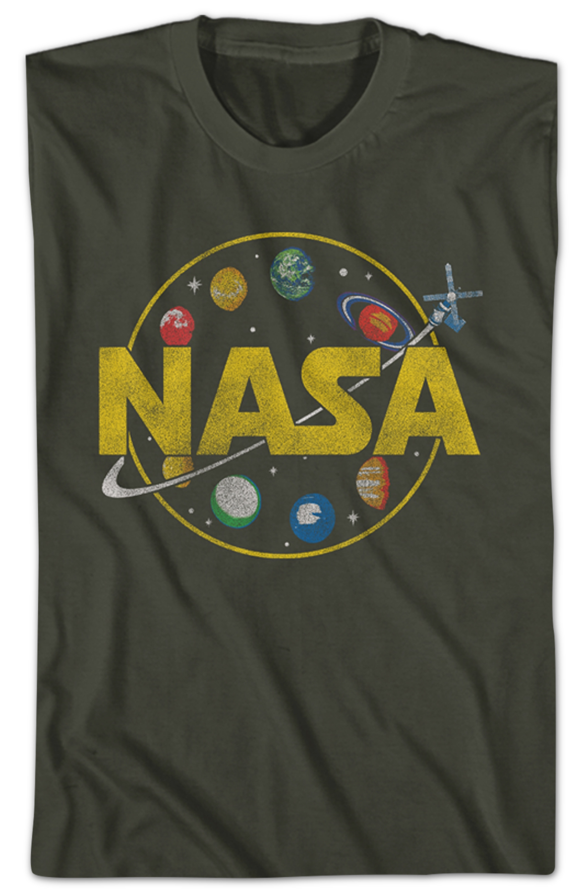 Skylab Orbiting Planets NASA T-Shirt