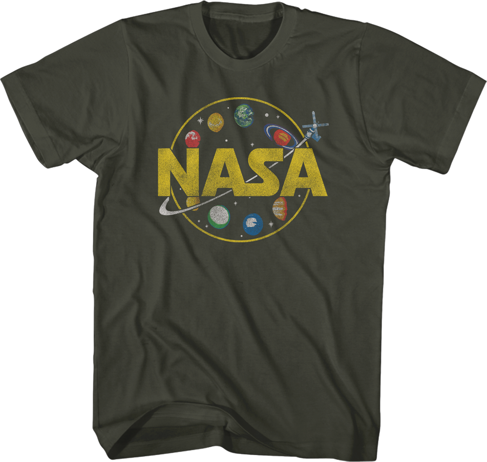 Skylab Orbiting Planets NASA T-Shirt