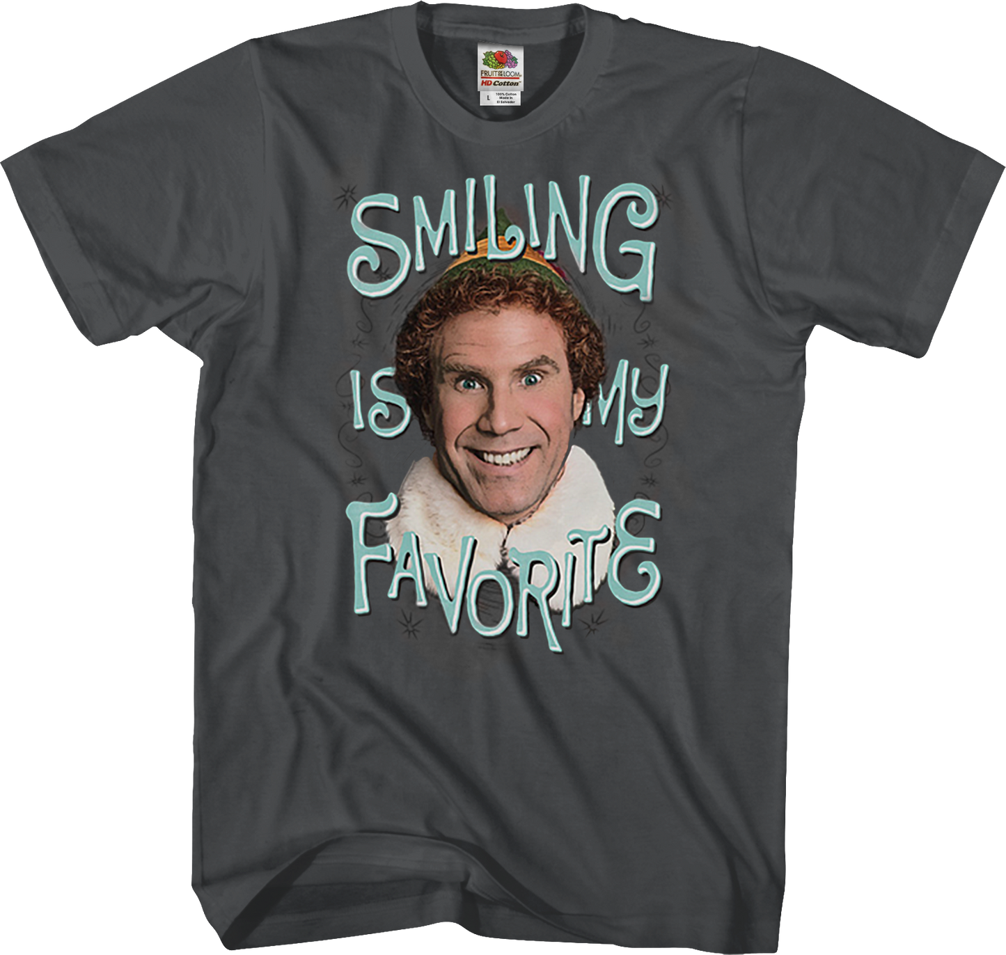 Smiling Is My Favorite Elf T-Shirt