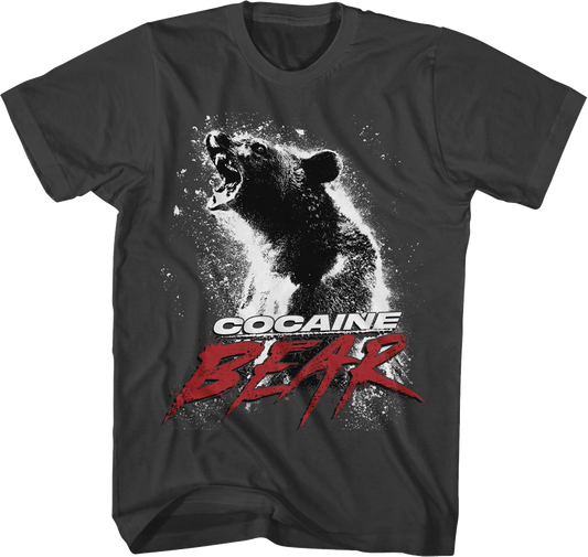Smoke Gray Movie Poster Cocaine Bear T-Shirt