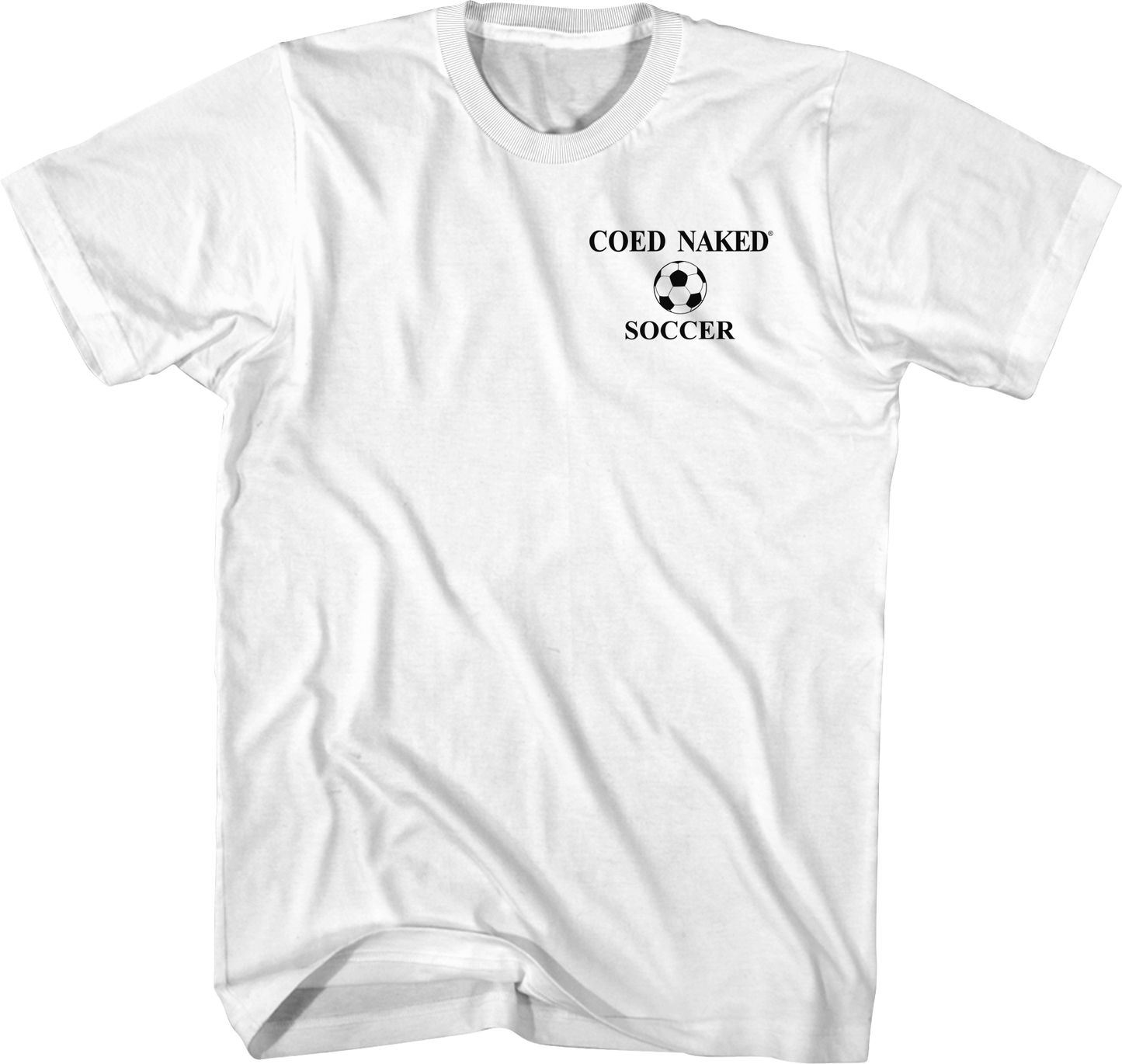Soccer Coed Naked T-Shirt