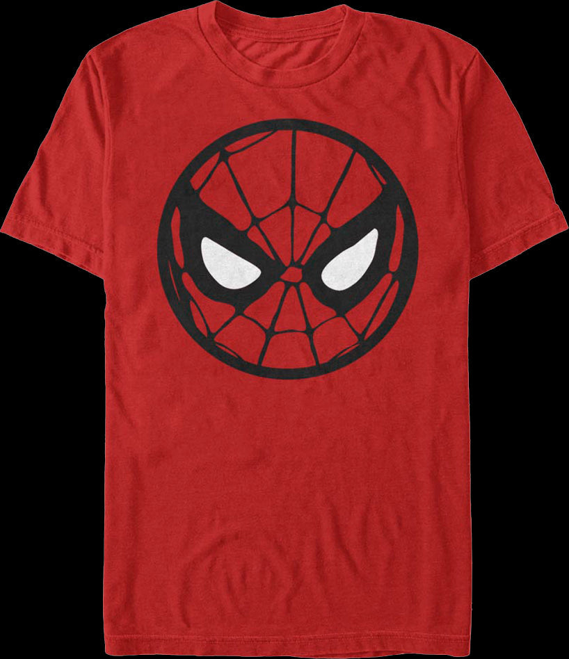 Spider-Man Mask Logo Marvel Comics T-Shirt