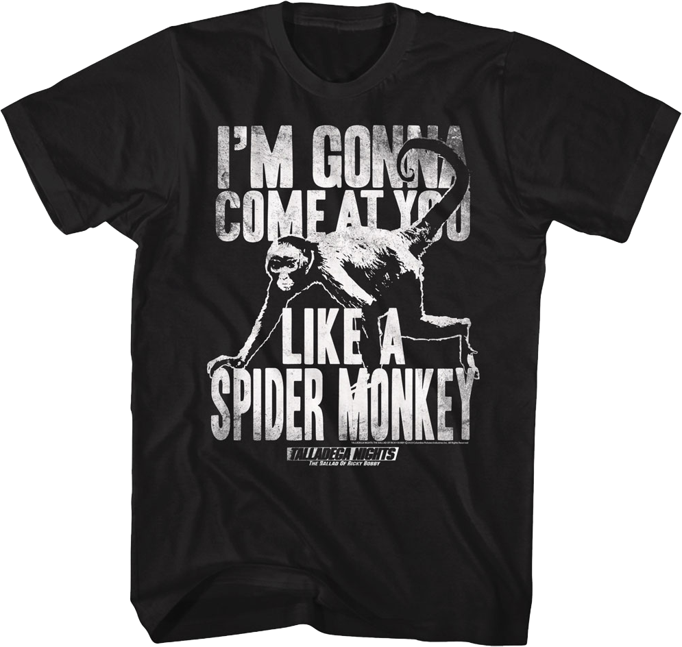 Spider Monkey Talladega Nights T-Shirt