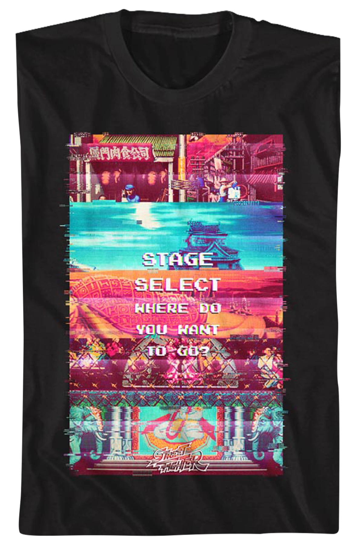 Stage Select Street Fighter T-Shirt