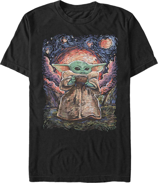 Starry Child The Mandalorian Star Wars T-Shirt