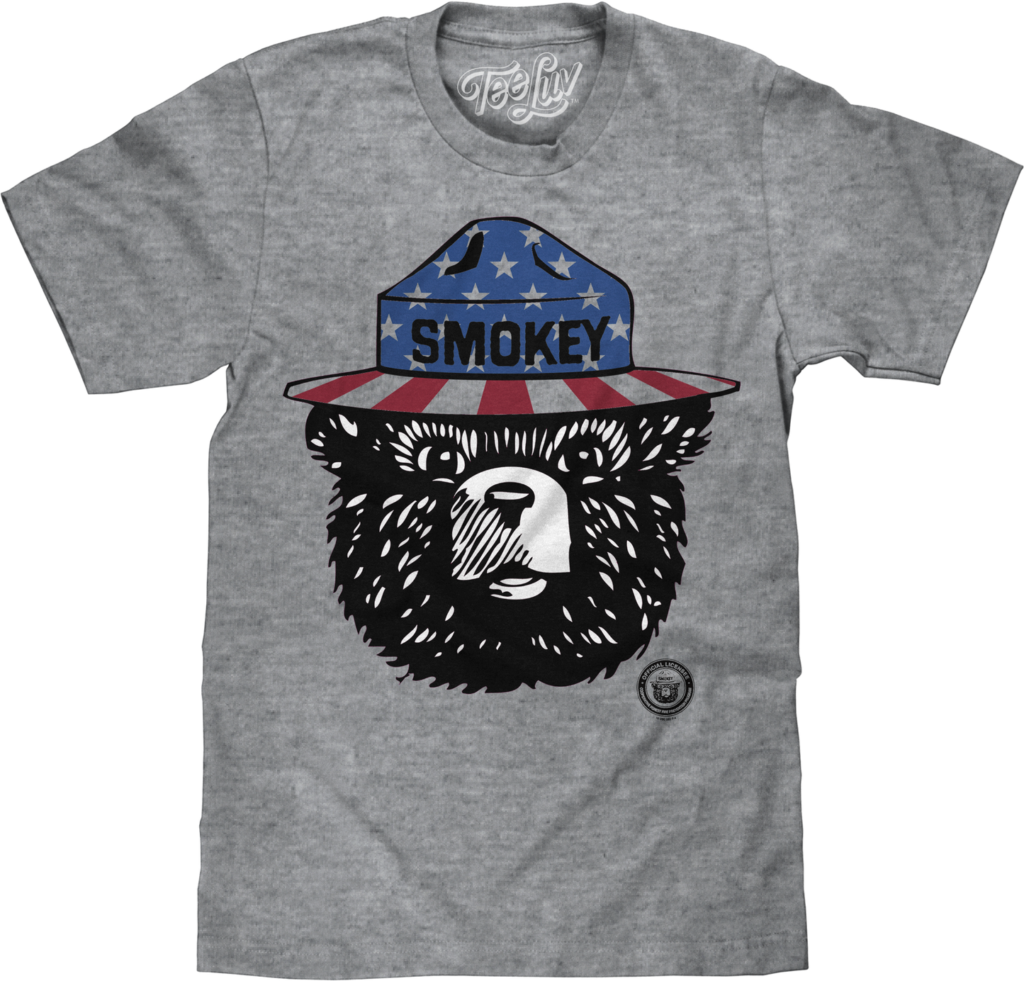 Stars And Stripes Smokey Bear T-Shirt