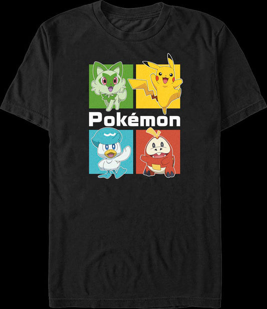 Starter Squares Pokemon T-Shirt