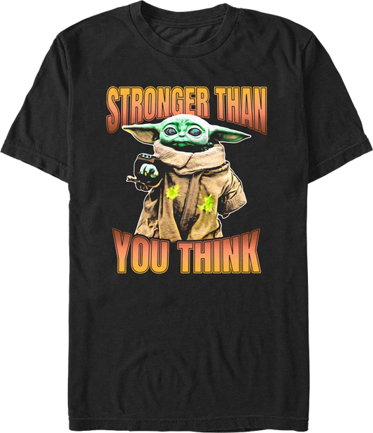 Stronger Than You Think The Mandalorian Star Wars T-Shirt