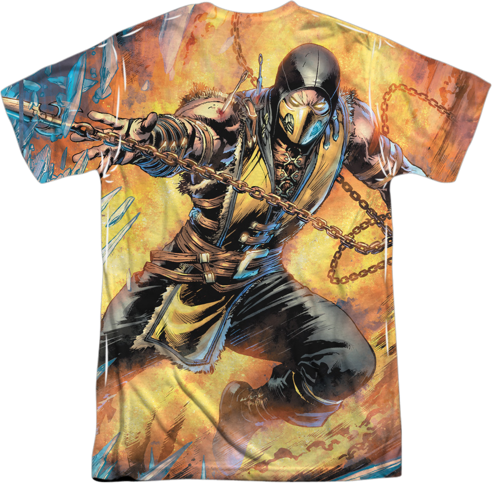Sub-Zero and Scorpion Mortal Kombat T-Shirt