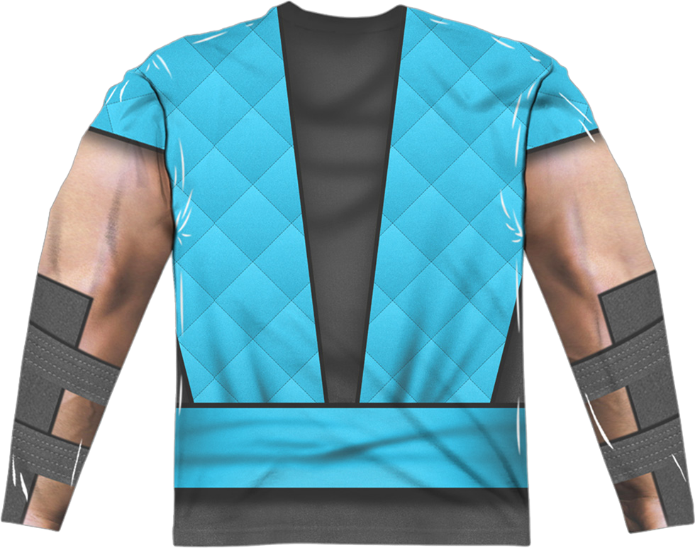 Sub-Zero Costume Mortal Kombat Long Sleeve Shirt