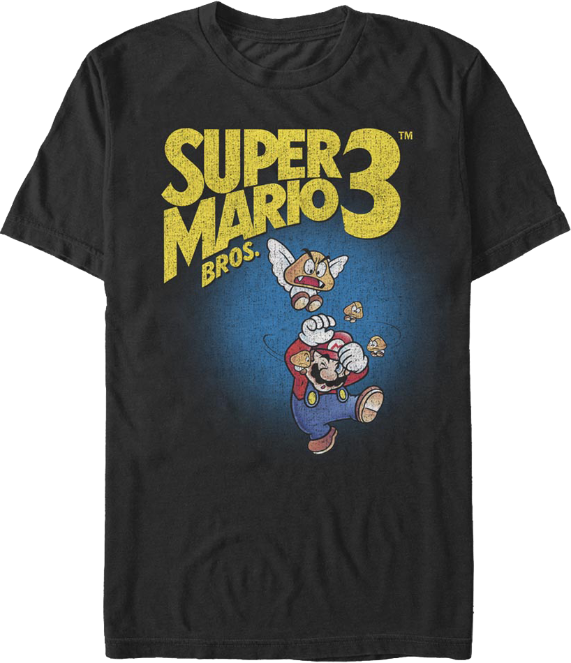 Super Mario Bros. 3 Paragoombas Nintendo T-Shirt