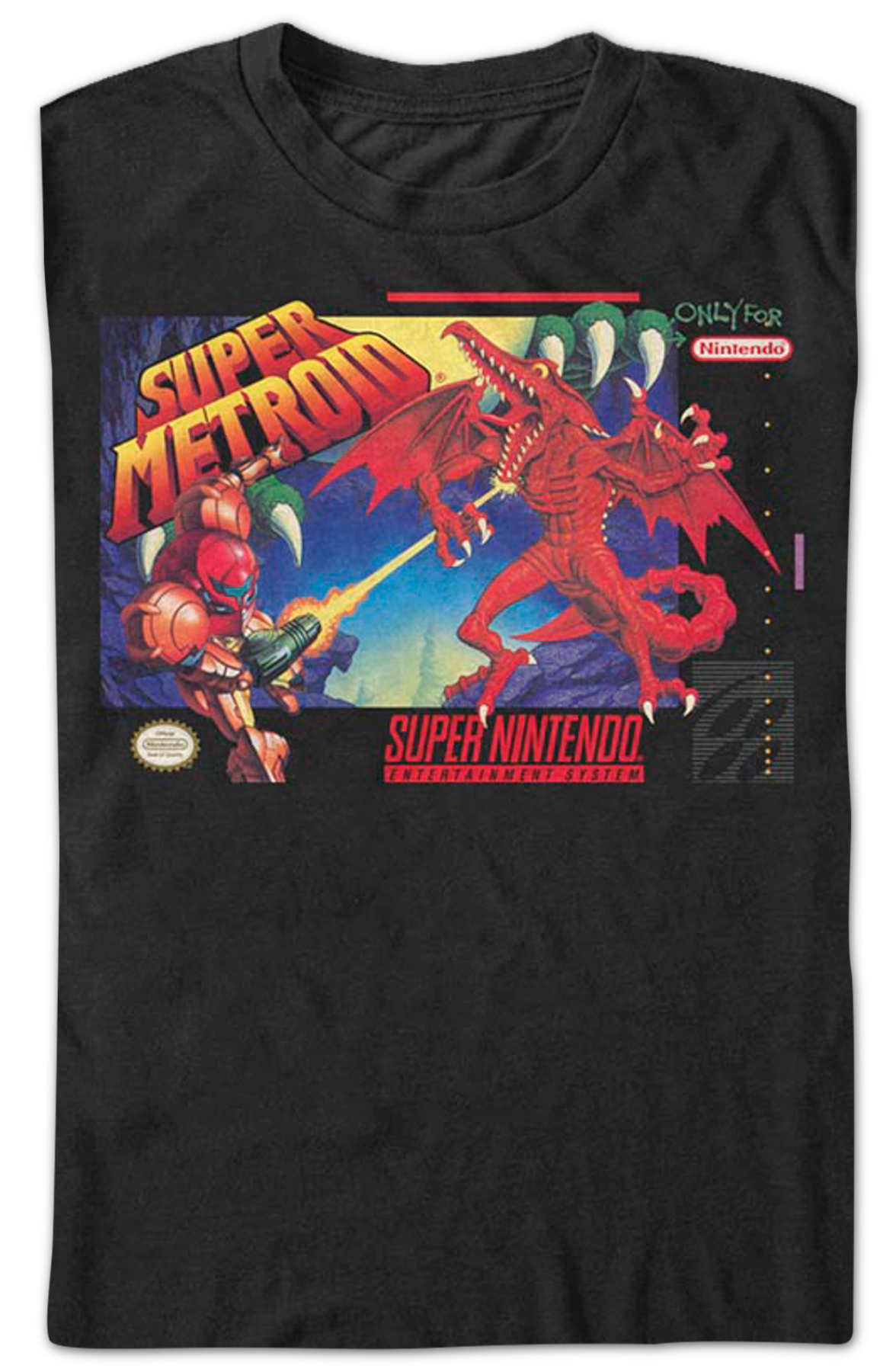 Super Metroid Cartridge Art Nintendo T-Shirt