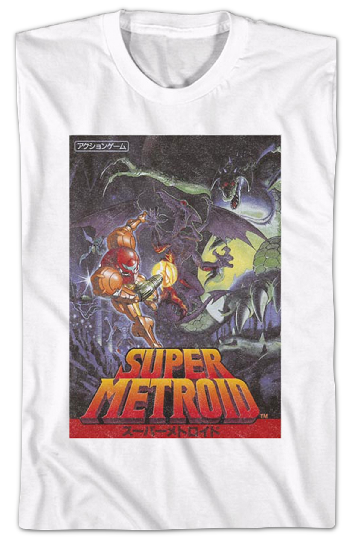 Super Metroid Japanese Poster Nintendo T-Shirt