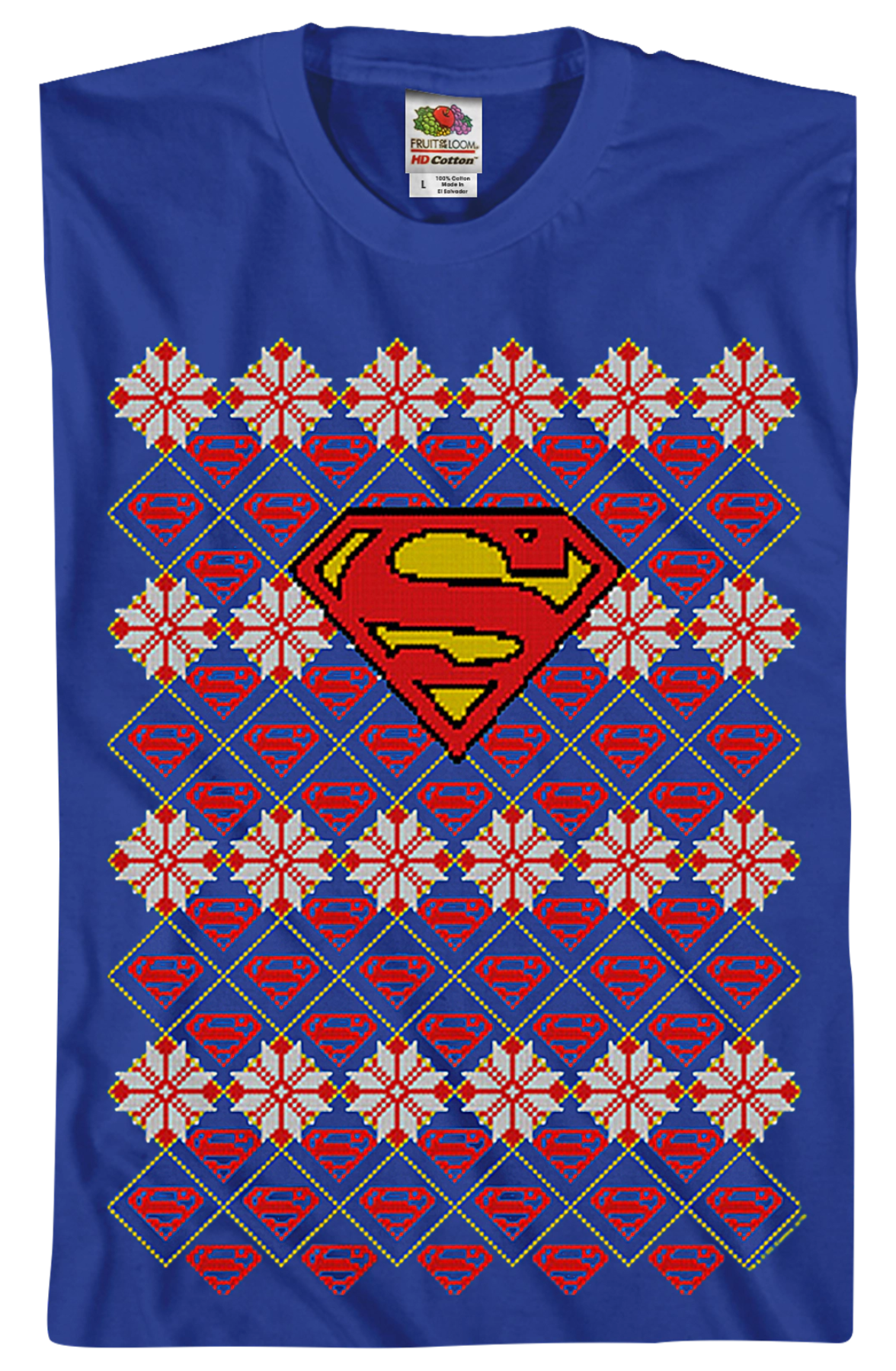 Superman Ugly Faux Knit DC Comics T-Shirt