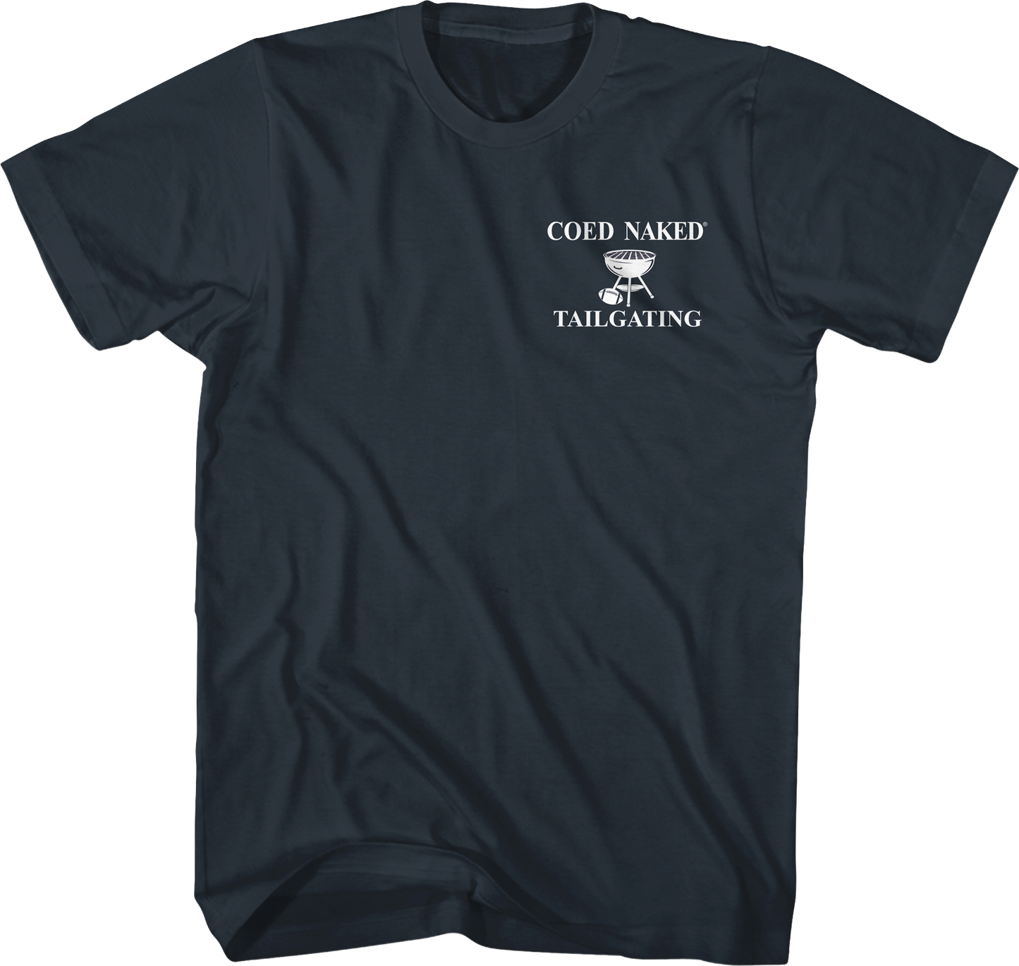 Tailgating Coed Naked T-Shirt