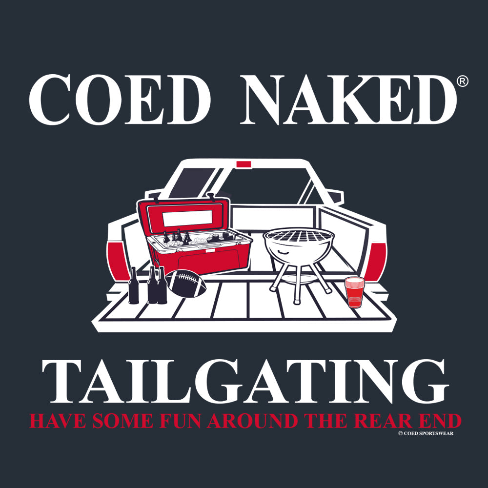Tailgating Coed Naked T-Shirt