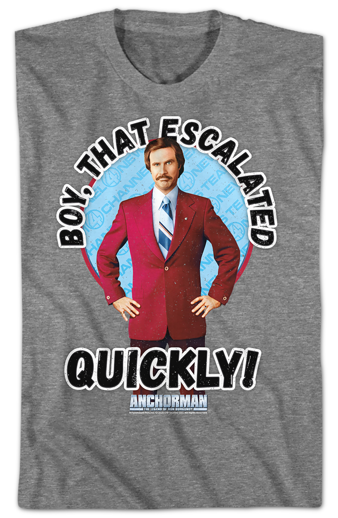 That Escalated Quickly Anchorman T-Shirt