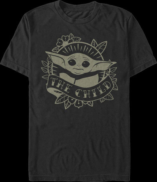 The Child Banner The Mandalorian Star Wars T-Shirt