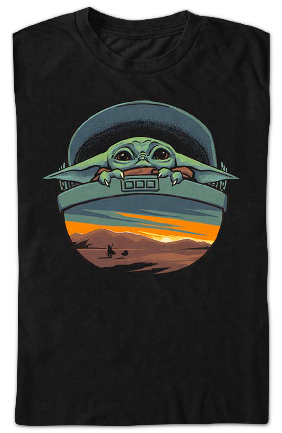 The Child Landscape The Mandalorian Star Wars T-Shirt