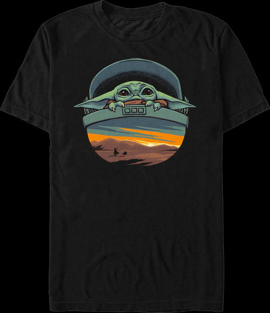 The Child Landscape The Mandalorian Star Wars T-Shirt