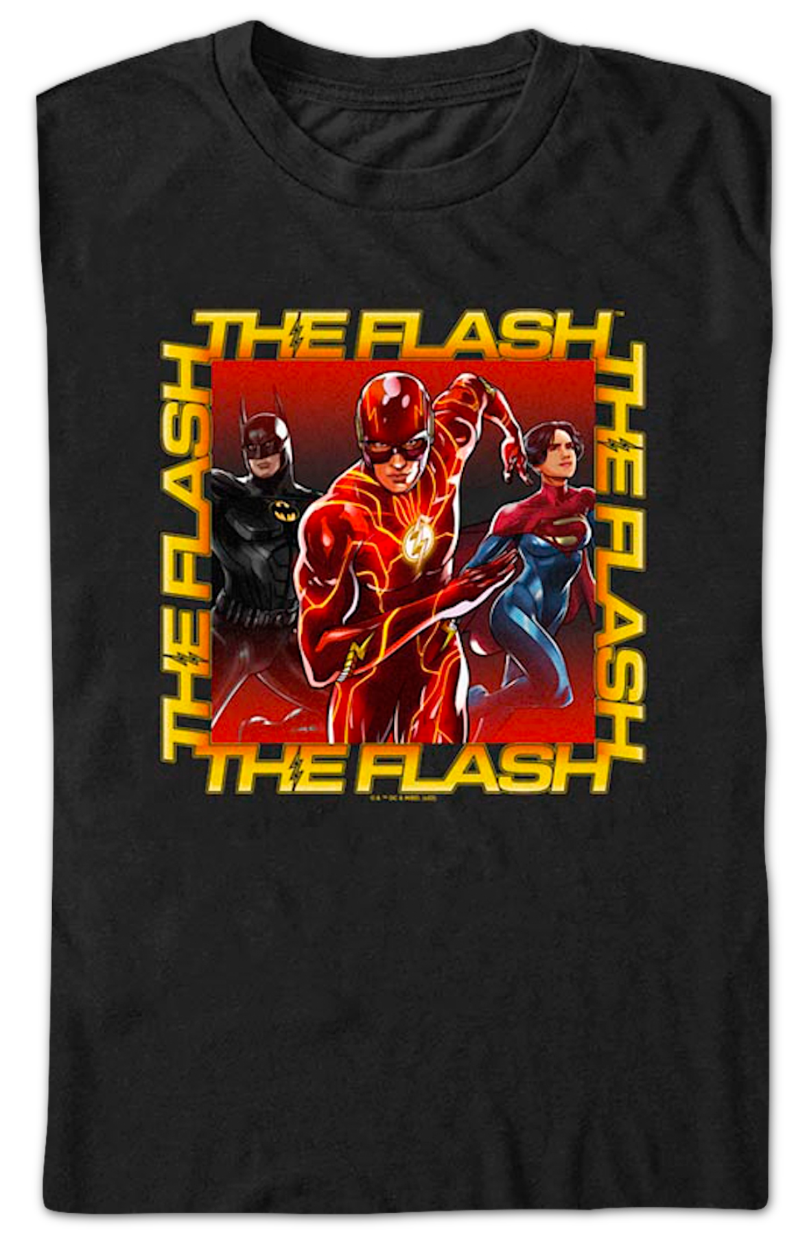 The Flash Hero Group Photo DC Comics T-Shirt