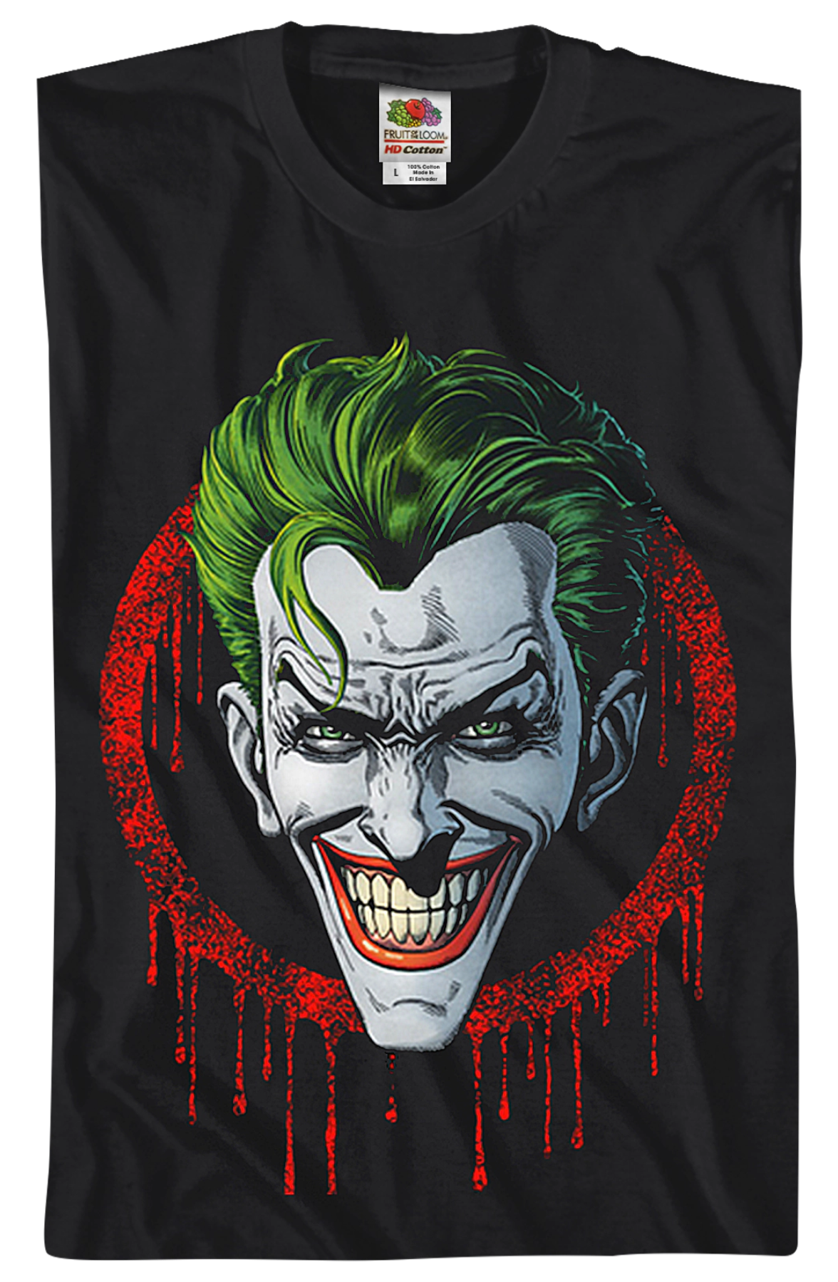 The Joker Dripping Blood DC Comics T-Shirt