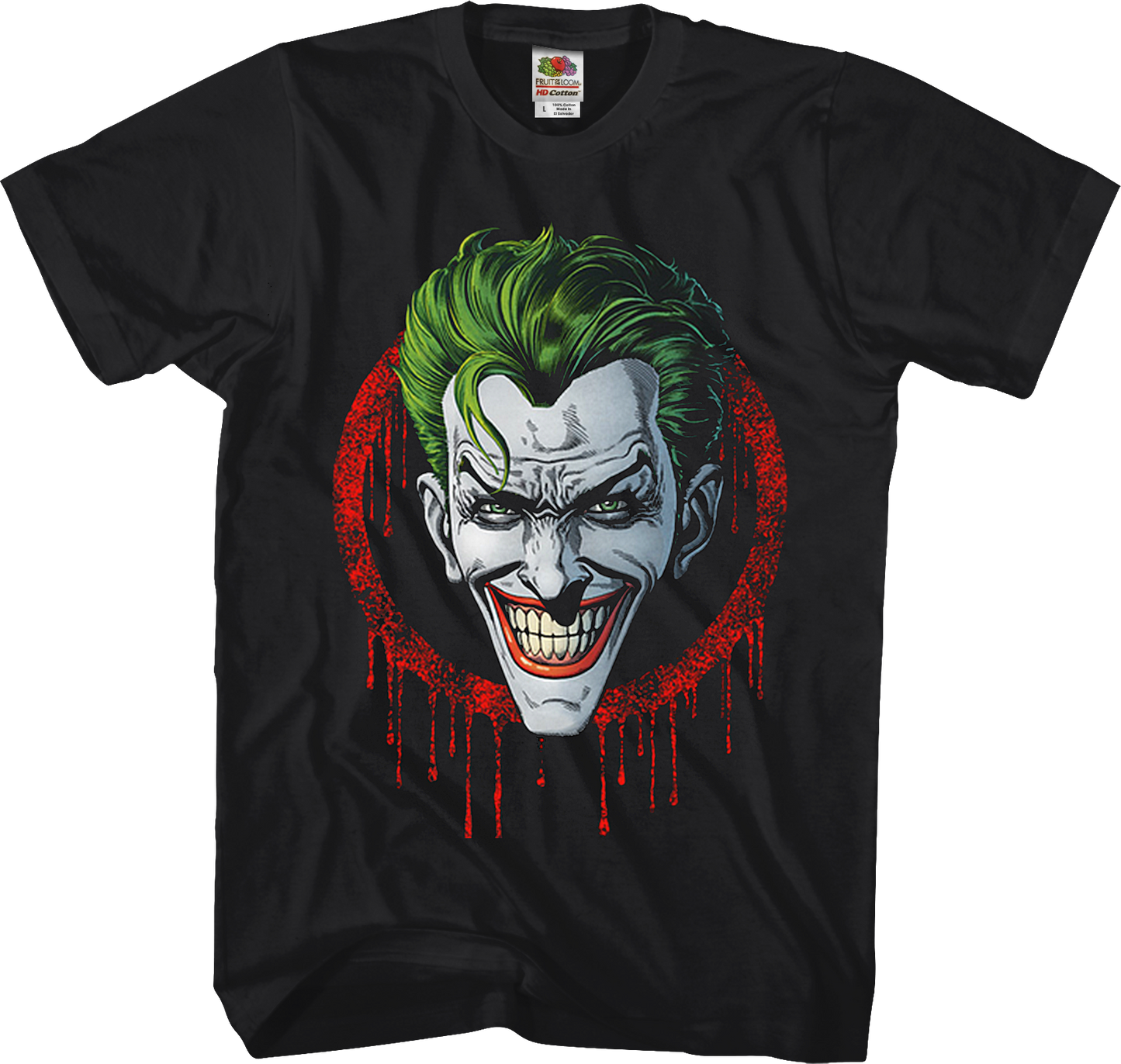 The Joker Dripping Blood DC Comics T-Shirt