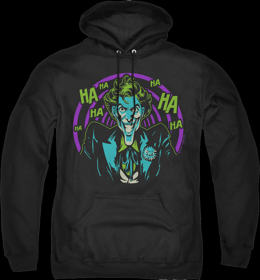 The Joker Spiraling Laughter DC Comics Hoodie
