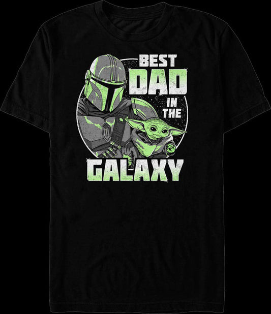 The Mandalorian Best Dad In The Galaxy Star Wars T-Shirt