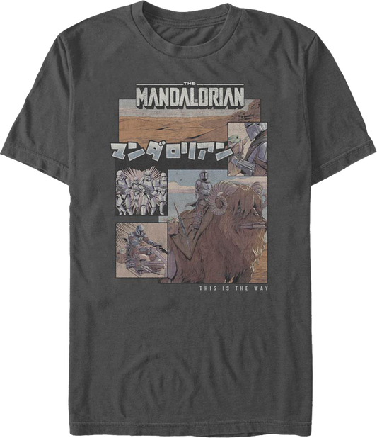 The Mandalorian Comic Book Star Wars T-Shirt
