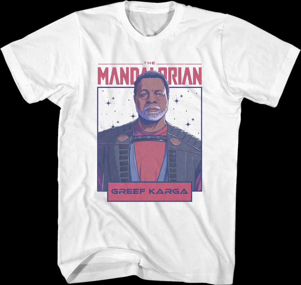The Mandalorian Galaxy Greef Karga Star Wars T-Shirt