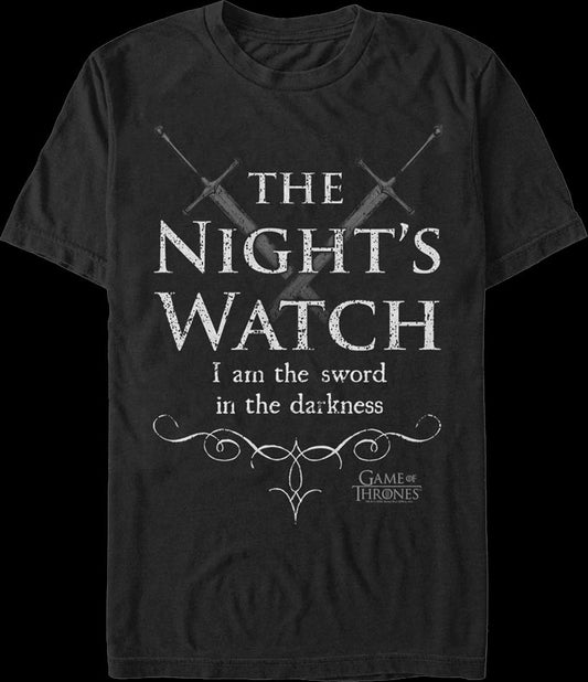 The Night's Watch Game Of Thrones T-Shirt