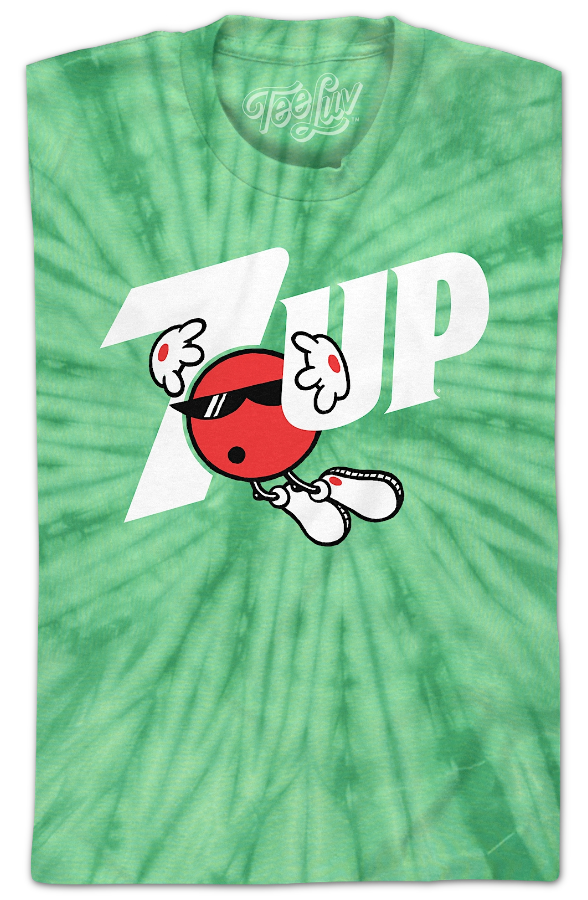 Tie Dye Cool Spot 7 Up T-Shirt