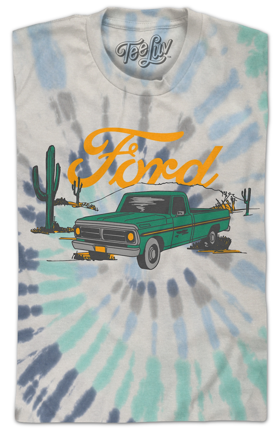 Tie Dye Pickup Truck Ford T-Shirt