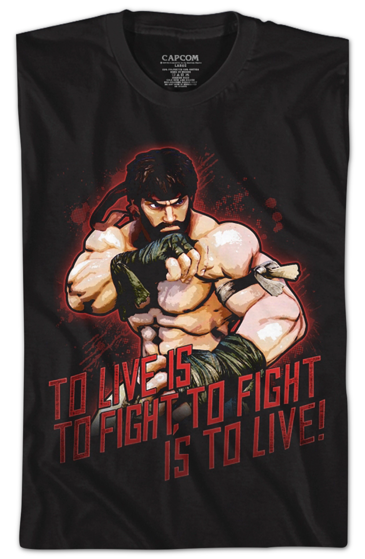 To Live Is To Fight Street Fighter T-Shirt